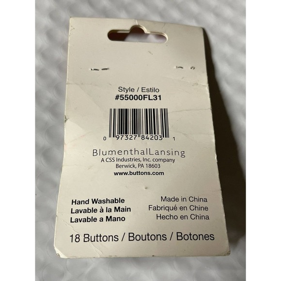 Sushi Blumenthal Lansing Flair Originals Buttons 18 Buttons Per Package 1" - Picture 2 of 2